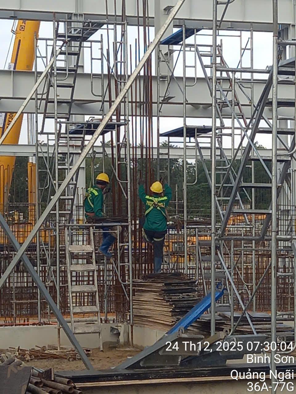 Triển khai thi công Nhà máy cán 4 - Hòa Phát Dung Quất